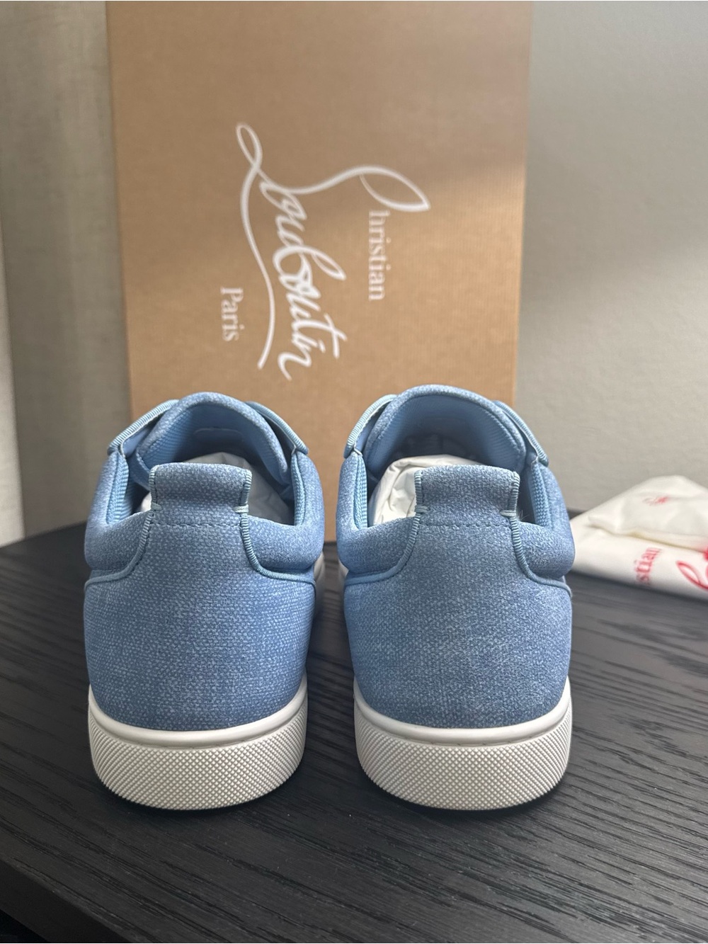 Christian Louboutin Louis Junior Orlato Sneakers Crosta Blue - Picture 7 of 8